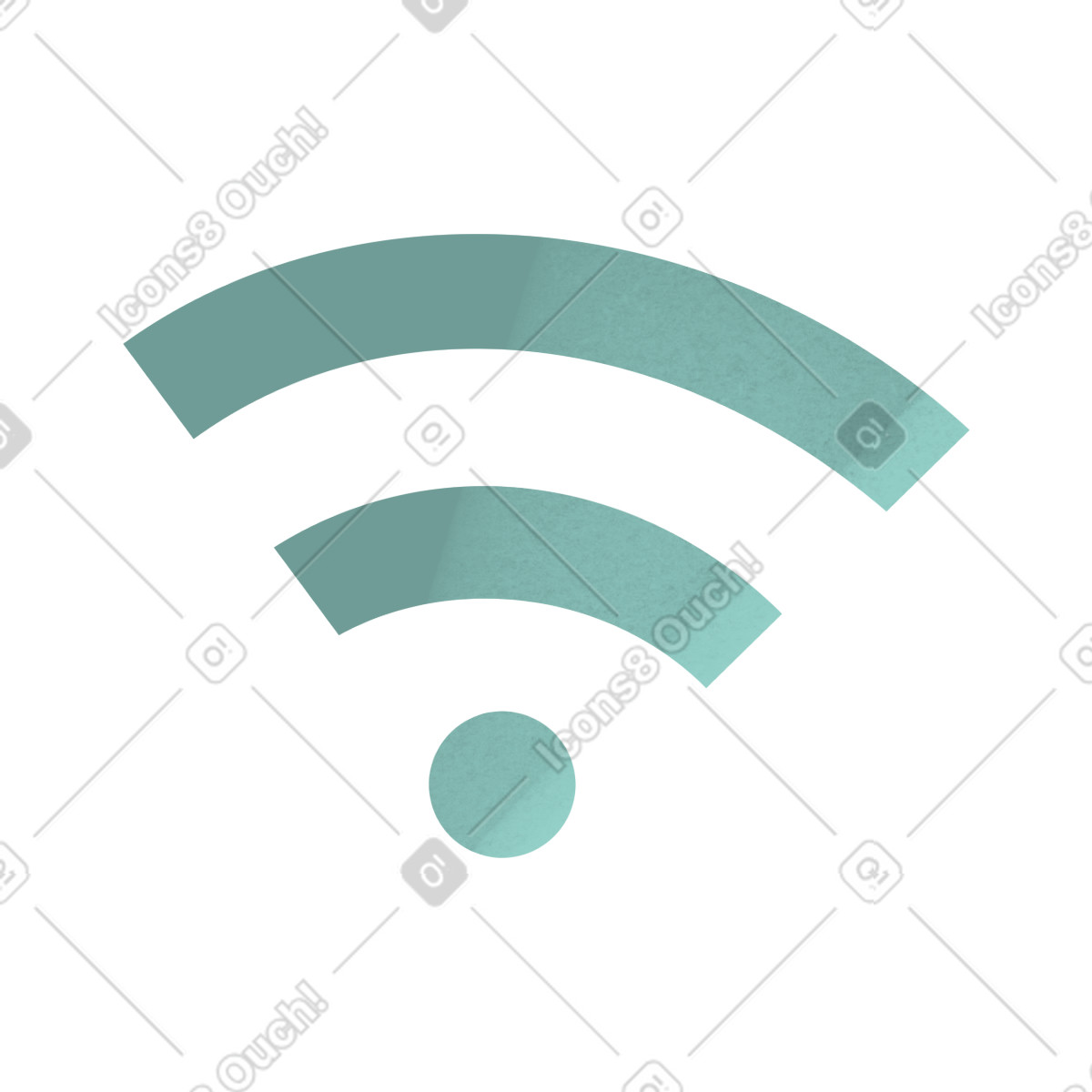 下载 Shine 风格的 Wi fi icon 插画，支持 PNG、SVG 格式