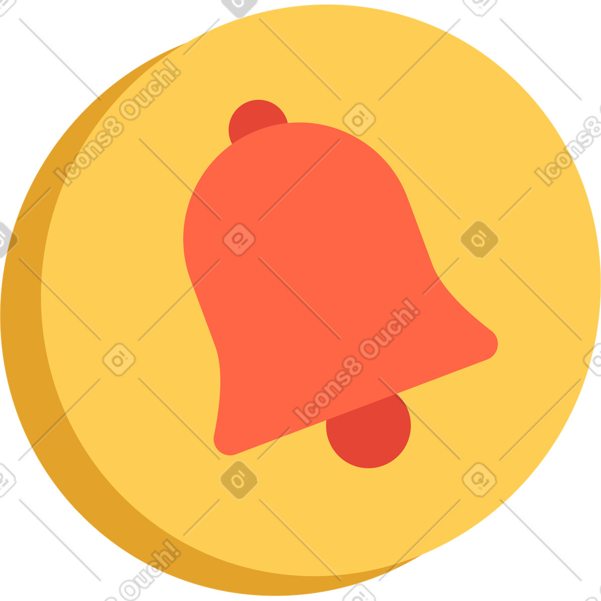 Notification sign illustration in Social style download in PNG, SVG