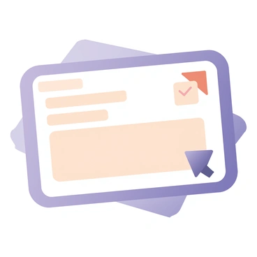 A digital flat illustration of a contact form displayed on a webpage. The contact form features fields for name, email, and message. Beside the message field, there is a stylized "paper airplane" icon, designed with sharp edges and a folded appearance, symbolizing the act of sending a message. The form is framed by a soft, rounded outline, and the background consists of light blue geometric shapes, enhancing the visual appeal of the interface.