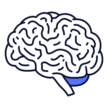 A brain depicted as a complex maze with pathways and dead ends