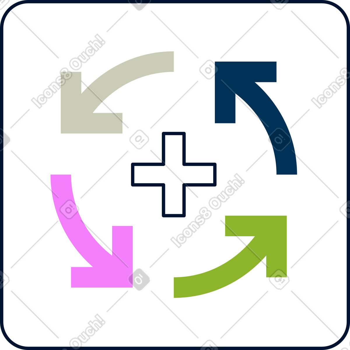 Execution illustration in Cubes style download in PNG, SVG