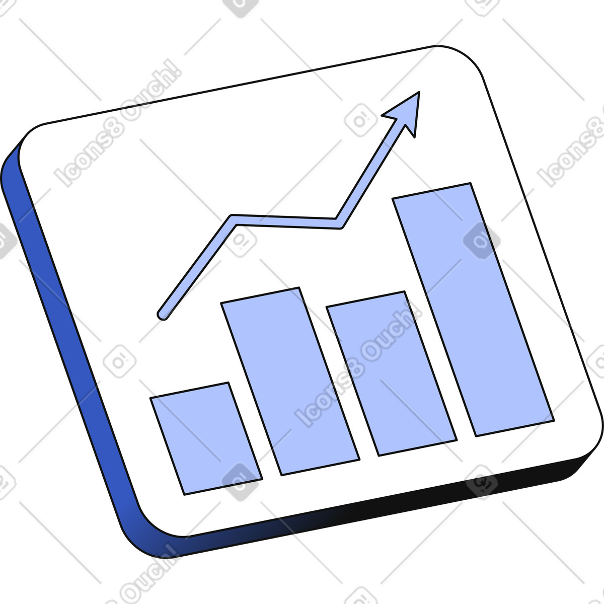 Analytics-symbol-Illustration im Techny-Stil als Download in PNG, SVG