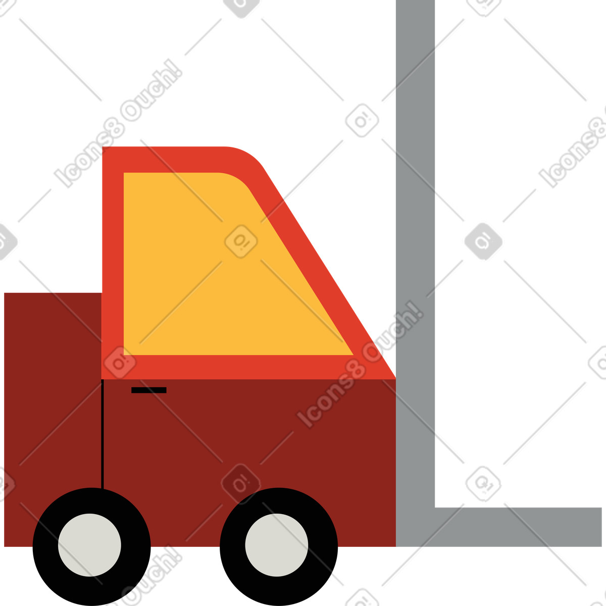 Illustration Machine d'entrepôt dans le style Burgundy à télécharger aux formats PNG, SVG