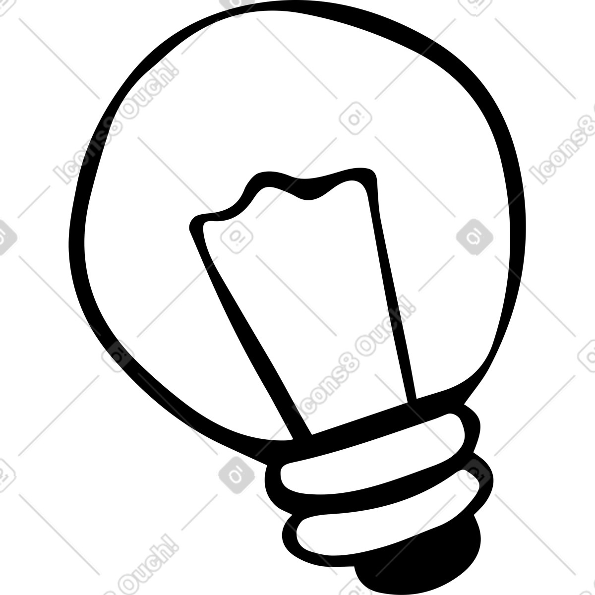 Birne-Illustration im Journal-Stil als Download in PNG, SVG