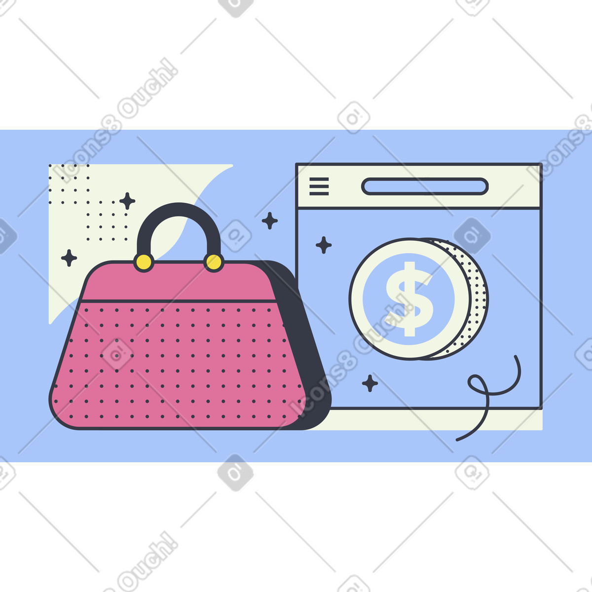 Saldi del black friday illustrazione in stile Abstract scarica in PNG, SVG