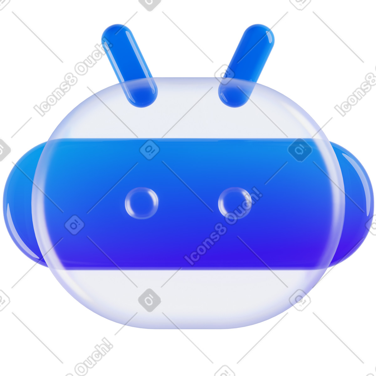 3D Blue earth sphere representing global communication and worldwide ...