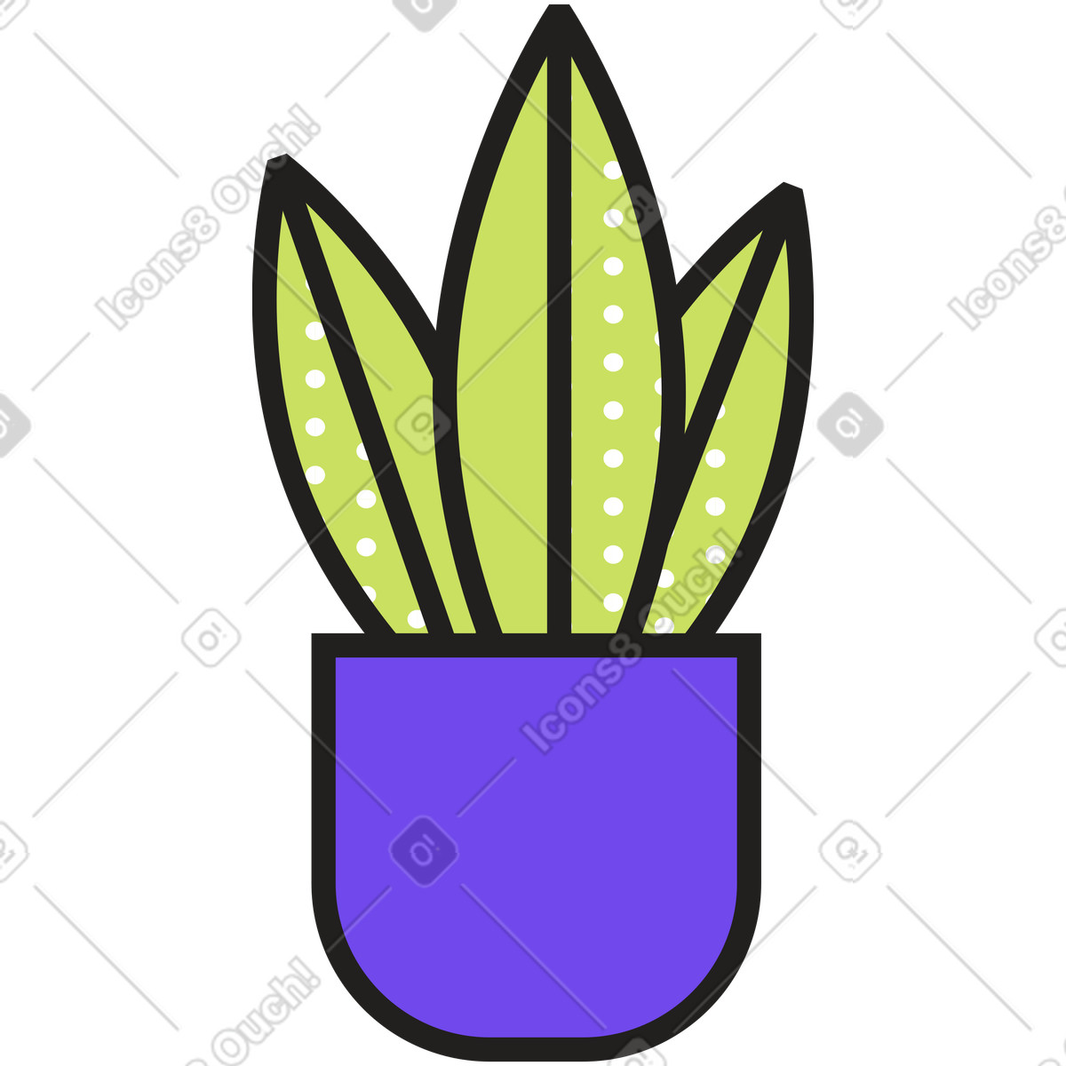 Dazzle 스타일의 꽃 일러스트레이션 PNG, SVG 다운로드