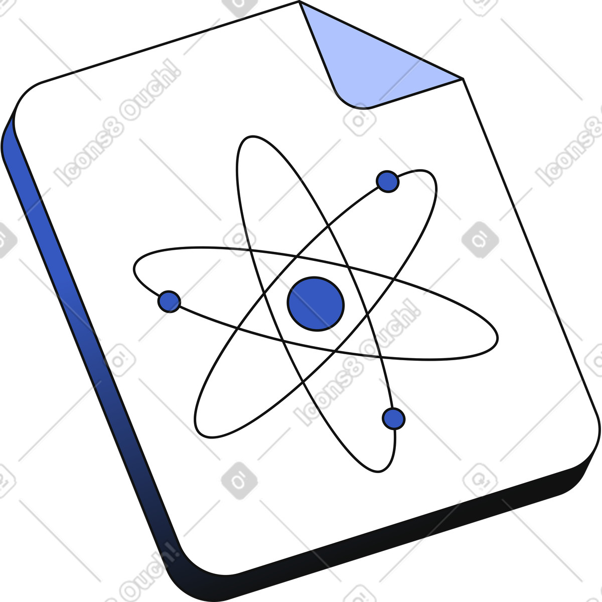 Techny スタイルの Atom アイコンを含むファイル のイラストをPNG、SVG形式でダウンロード