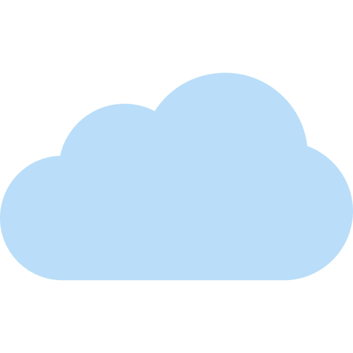 Cloud-Illustration im Fogg-Stil als Download in PNG, SVG