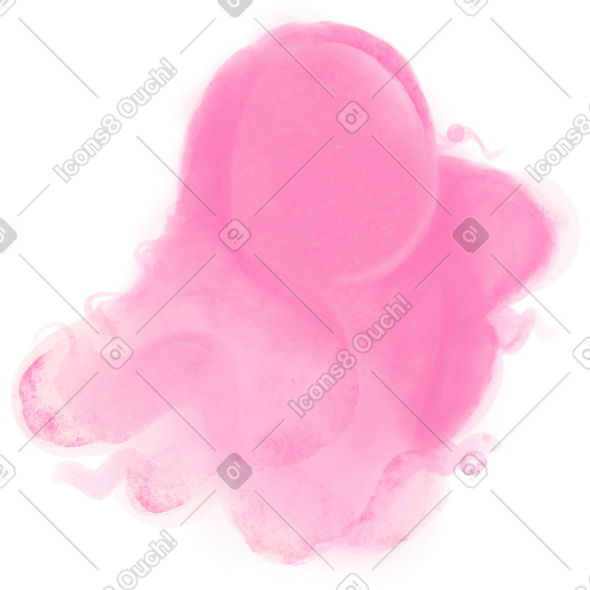 Иллюстрация Pink abstract air spot в PNG и SVG