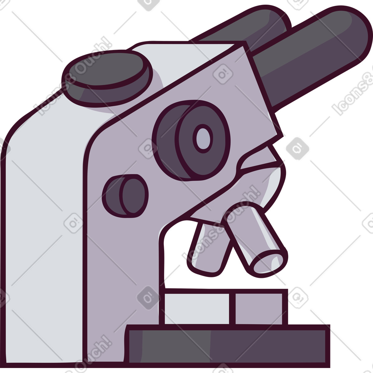 Eastwood スタイルの 顕微鏡 のイラストをPNG、SVG形式でダウンロード