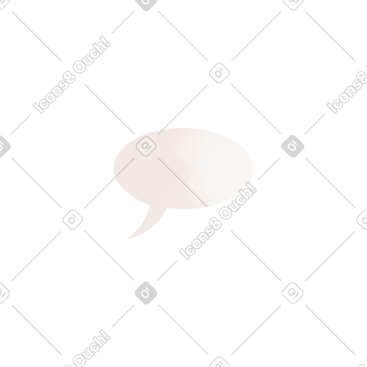 Bubble illustration in Demure style download in PNG, SVG