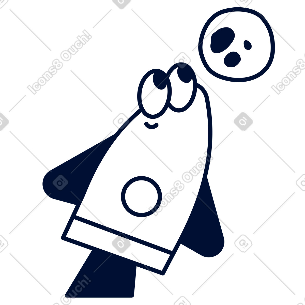 Personal success launch, Ambition and career growth, High performance motivation illustration in Blink style download in PNG, SVG