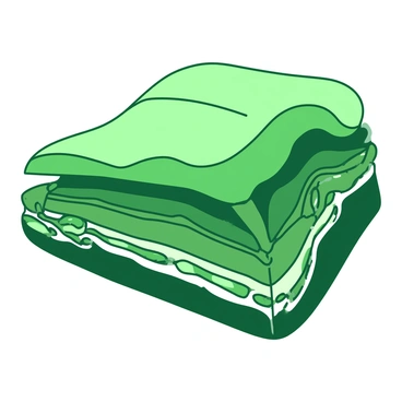 A green leaf cross-section reveals intricate layers and structures. The upper epidermis appears smooth and transparent, protecting the inner tissues. Beneath it, a layer of palisade mesophyll cells filled with chloroplasts is densely packed, showcasing their role in photosynthesis. Below this, the spongy mesophyll contains air spaces that facilitate gas exchange, allowing carbon dioxide to enter. Stomata are visible on the lower epidermis, bordered by guard cells, regulating the exchange of gases. Veins composed of xylem and phloem run through the leaf, providing support and transporting nutrients and water.
