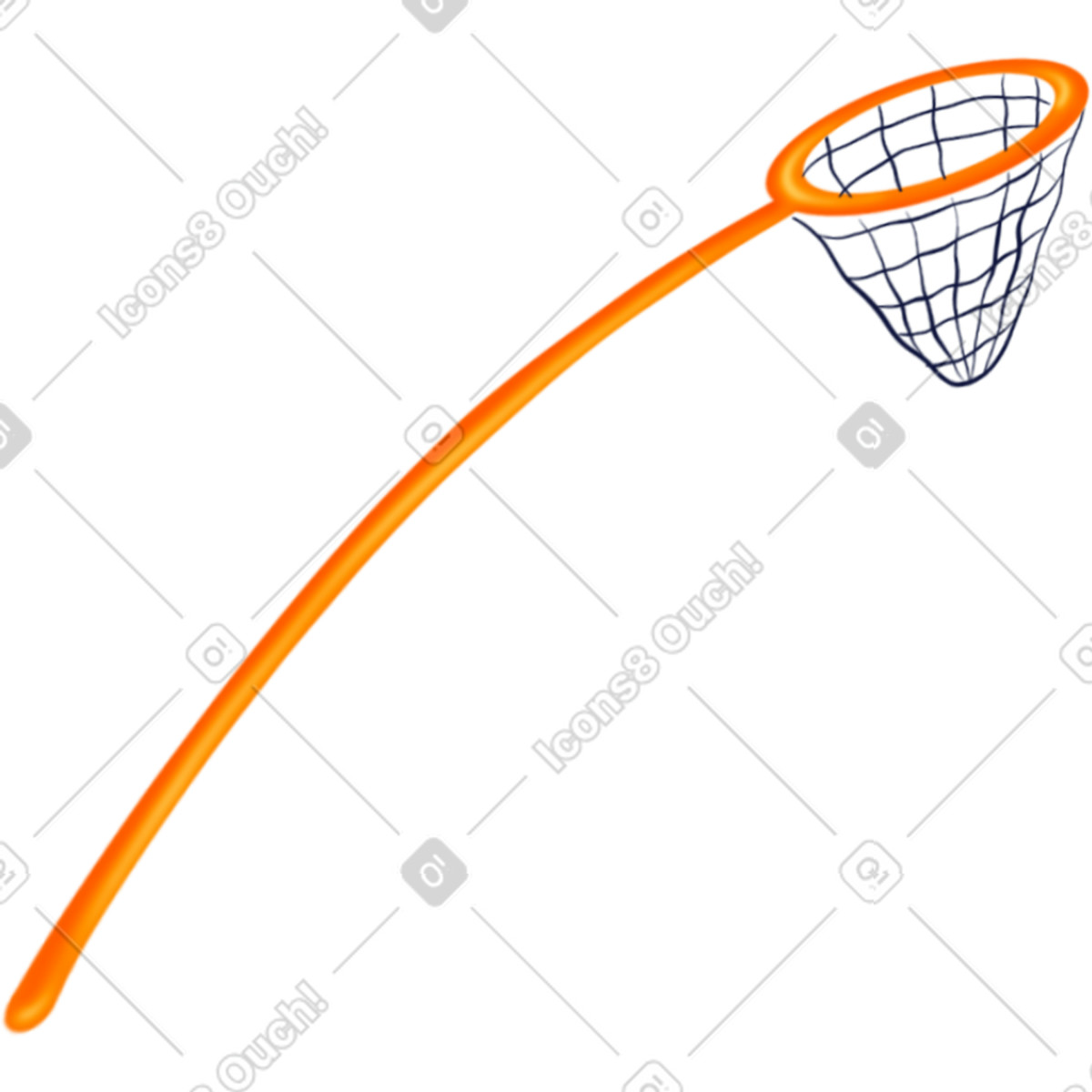 Energy スタイルの 蝶網わな のイラストをPNG、SVG形式でダウンロード