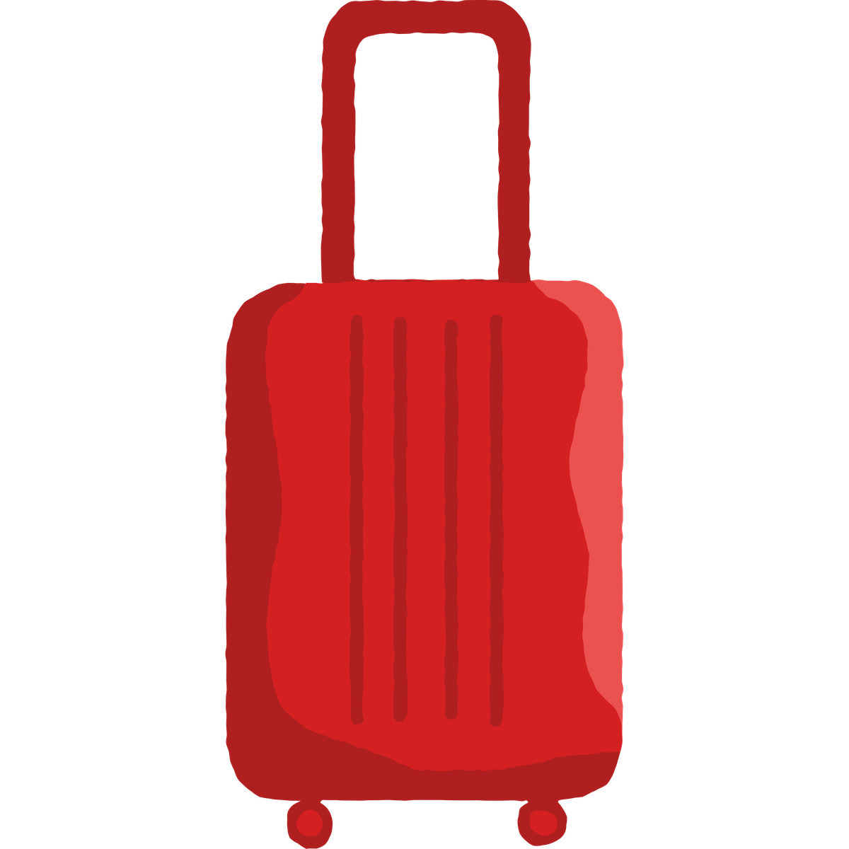 Travel bag illustrazione in stile Cherry scarica in PNG, SVG