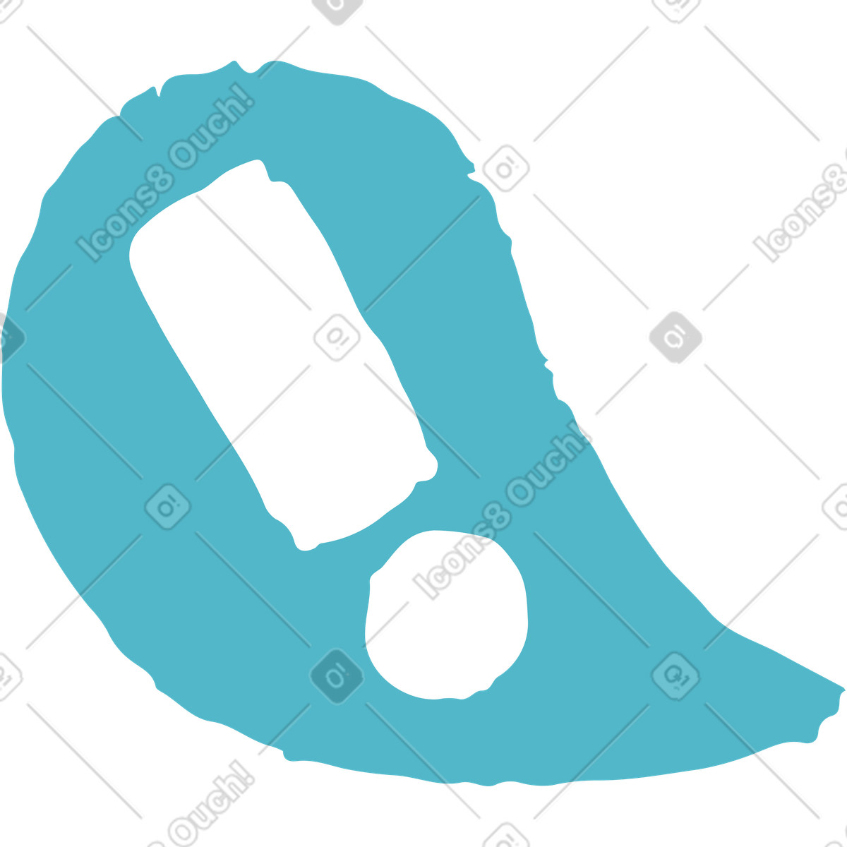 Exclamation mark-Illustration im Flamenco-Stil als Download in PNG, SVG