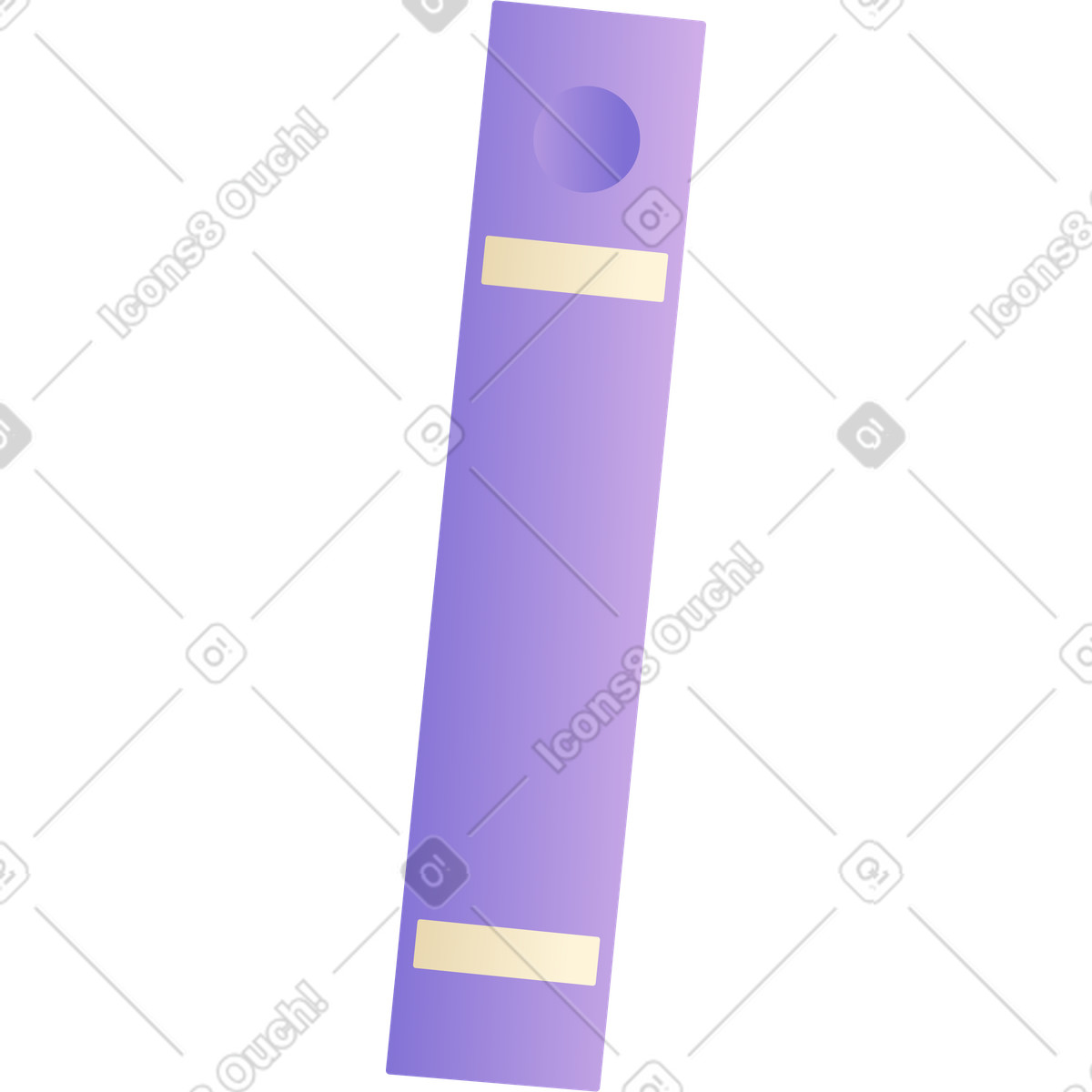 Purple folder illustration in Silky style download in PNG, SVG