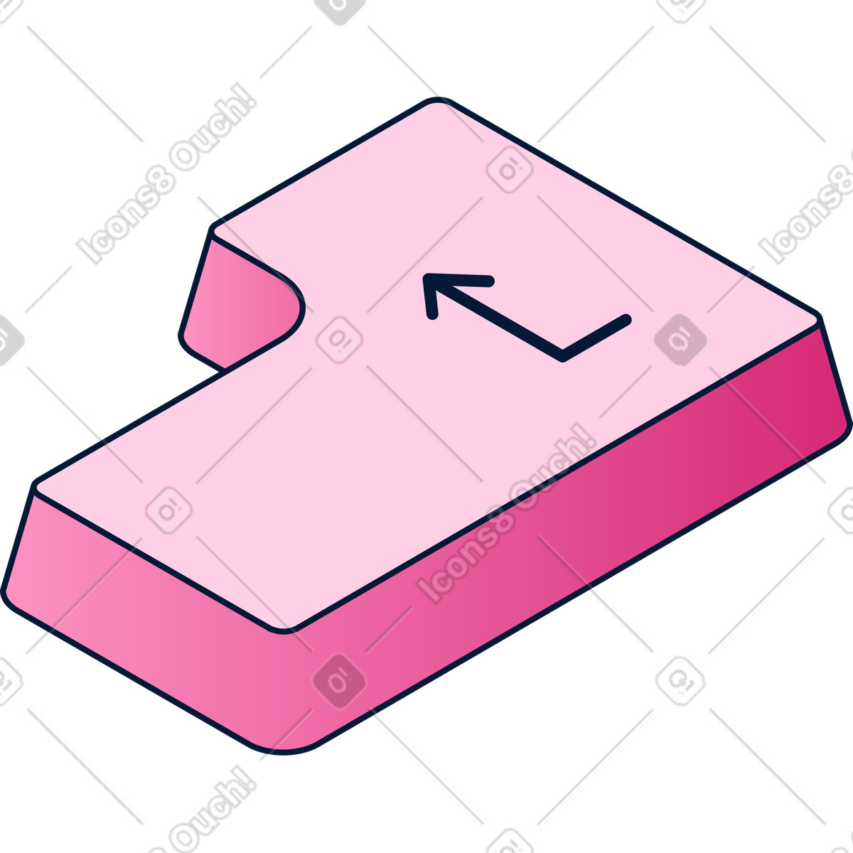 Key enter illustration in Neat style download in PNG, SVG