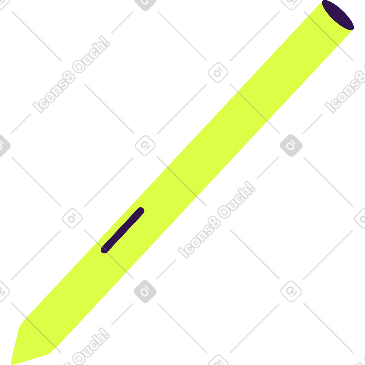 Ilustración Aguja en estilo Glow a descargar en PNG y SVG