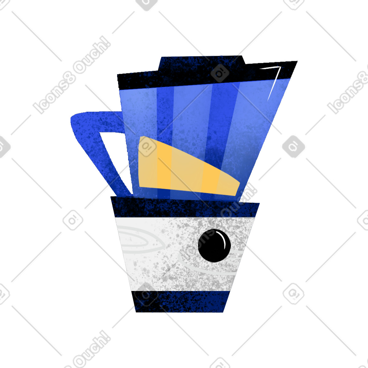 Blender-Illustration im Flare-Stil als Download in PNG, SVG