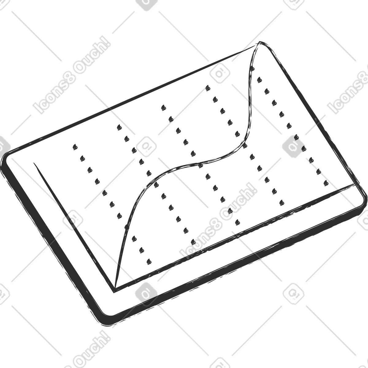 Ilustração de Tablet com gráfico em no estilo Graphite para baixar em PNG, SVG