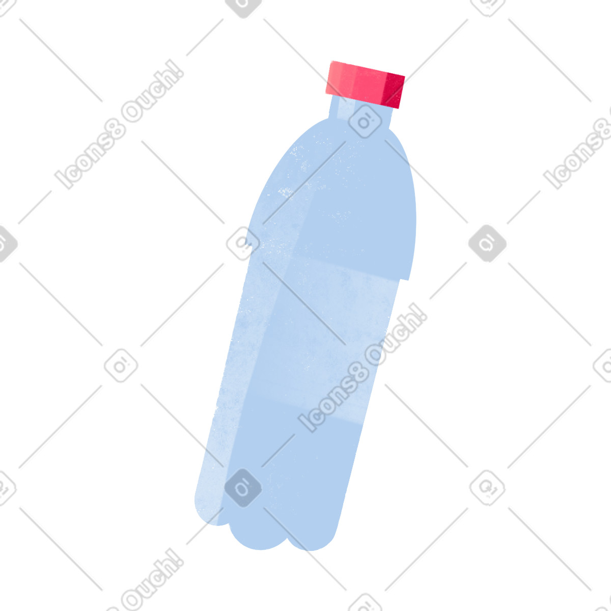 下载 Bonbon 风格的 塑料瓶 插画，支持 PNG、SVG 格式