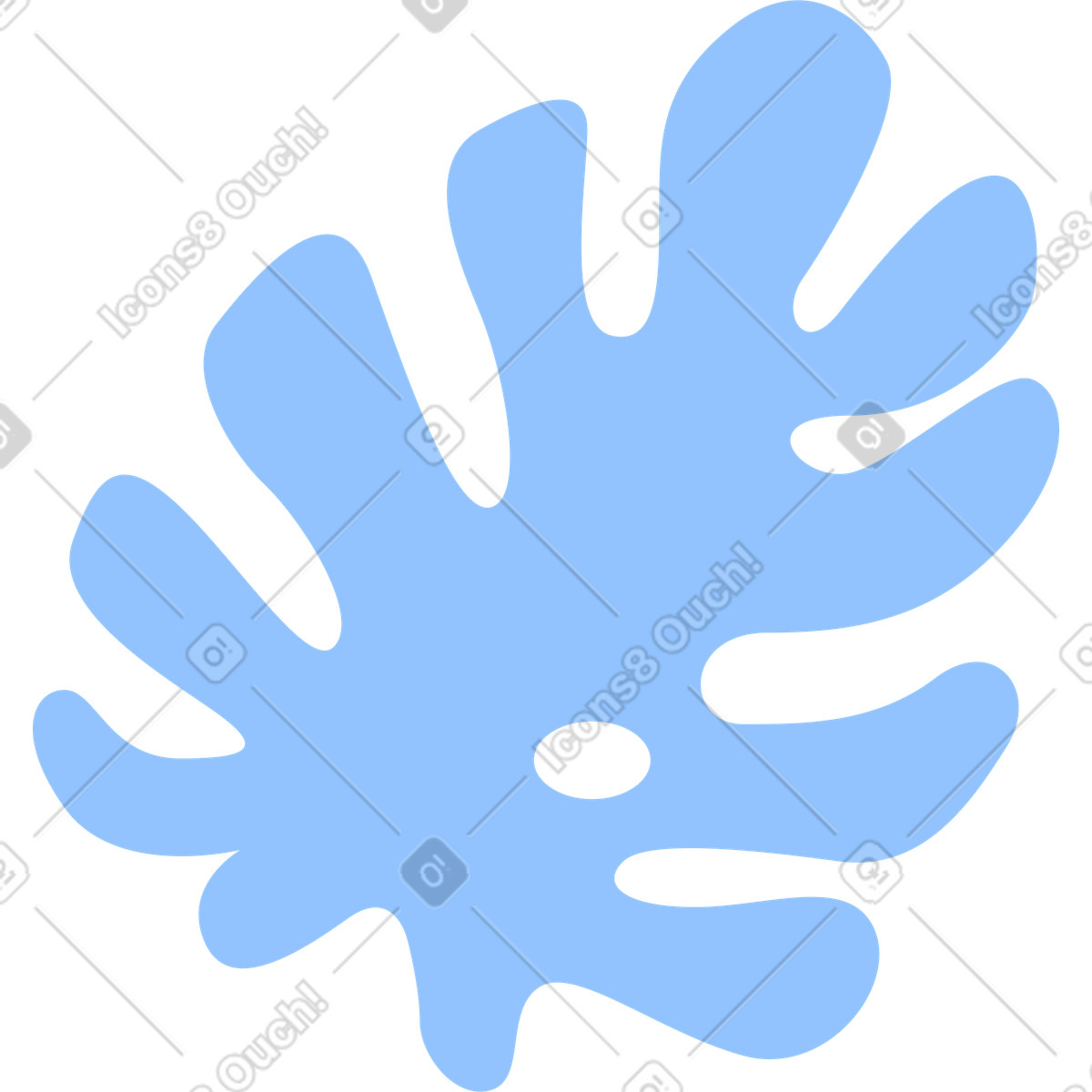 Ilustração de Folha palmeira em no estilo Urban para baixar em PNG, SVG
