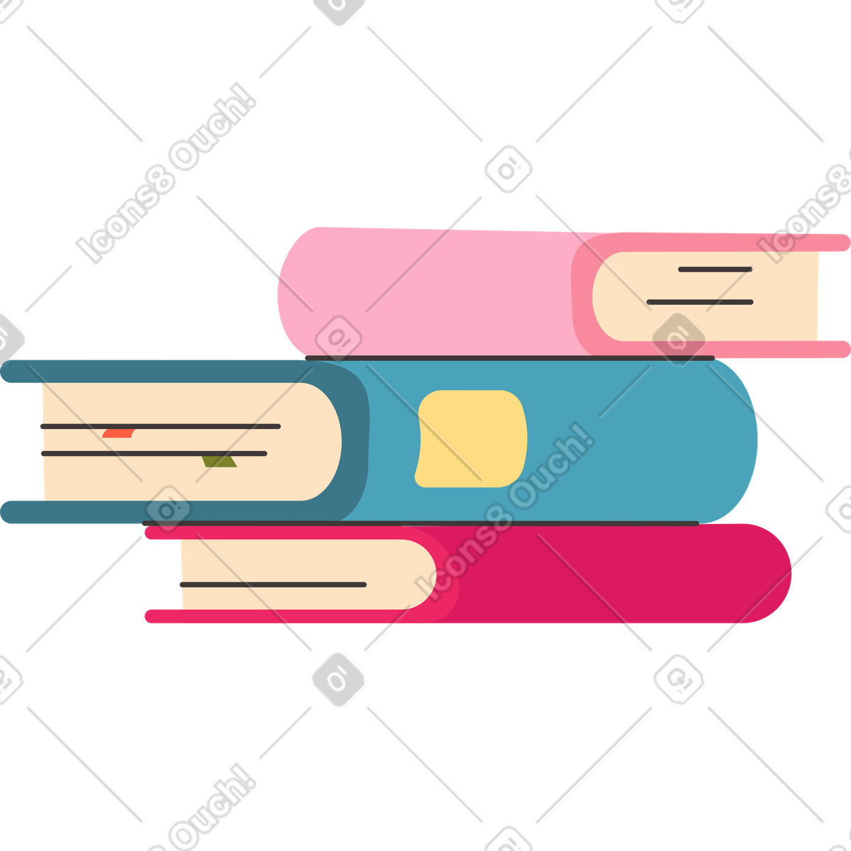 下载 Dizzy 风格的 图书 插画，支持 PNG、SVG 格式