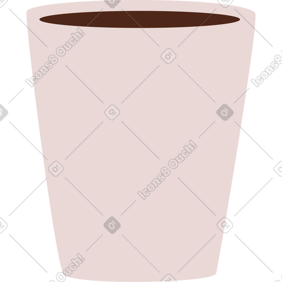 Illustration Tasse dans le style Lagom à télécharger aux formats PNG, SVG