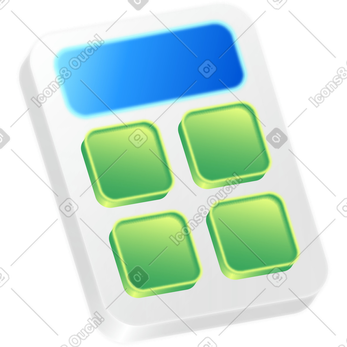 Kalkulator-Illustration im Burst-Stil als Download in PNG, SVG