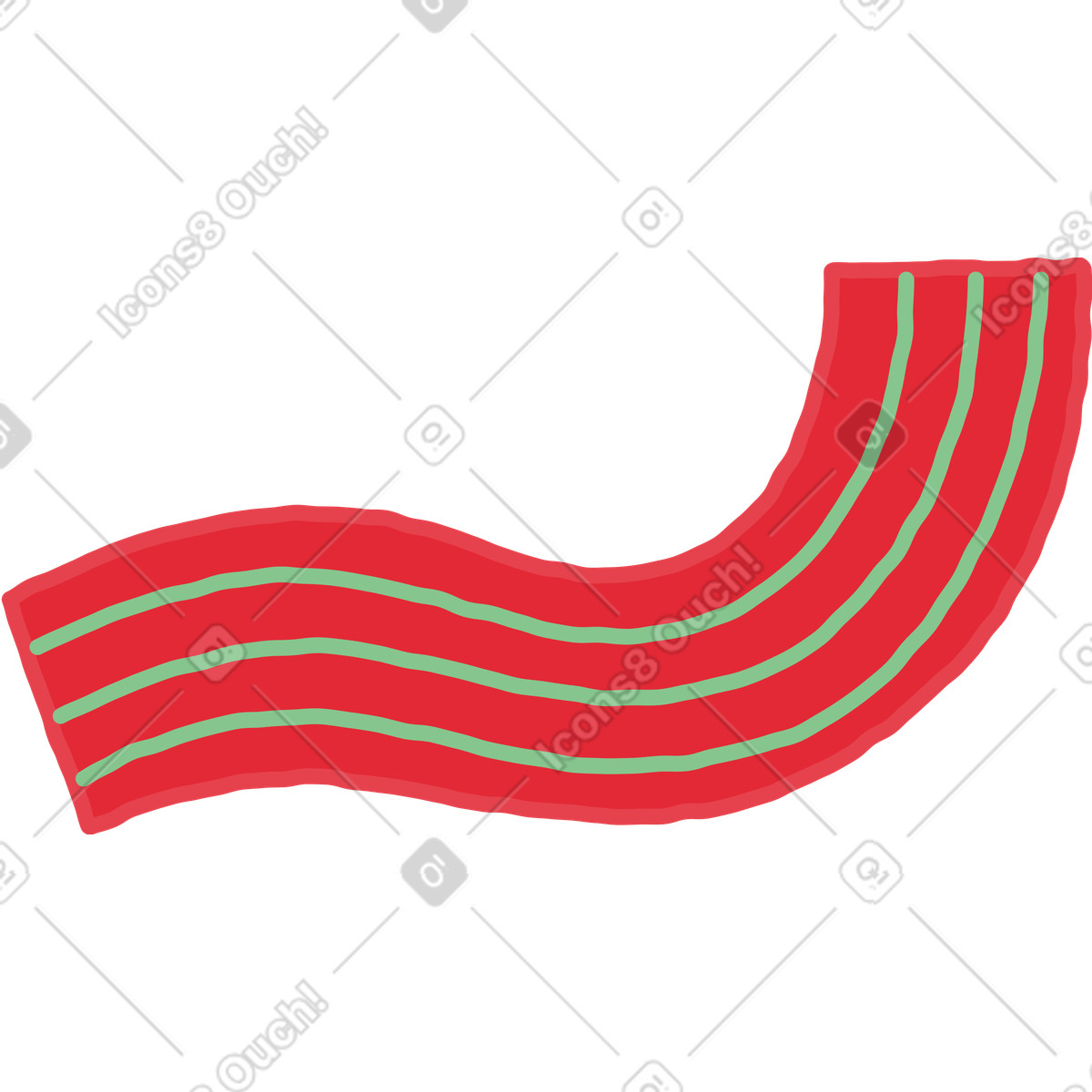 Stripy 스타일의 팔 일러스트레이션 PNG, SVG 다운로드