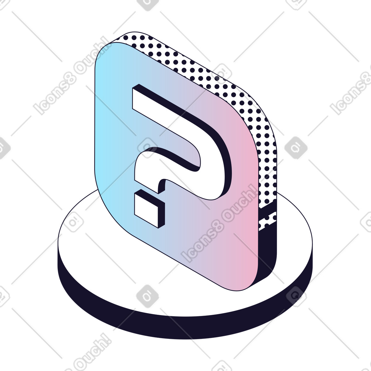 Help Center, User Support, Information Request illustration in Node style download in PNG, SVG