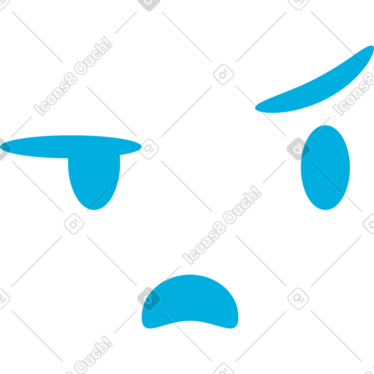 Illustration Face à quoi dans le style Flame télécharger aux formats PNG, SVG