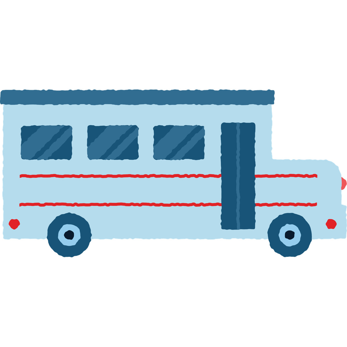 Ilustração de School bus em no estilo Cherry para baixar em PNG, SVG