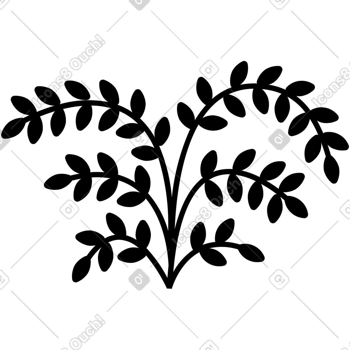 Illustration Plante dans le style Burgundy à télécharger aux formats PNG, SVG