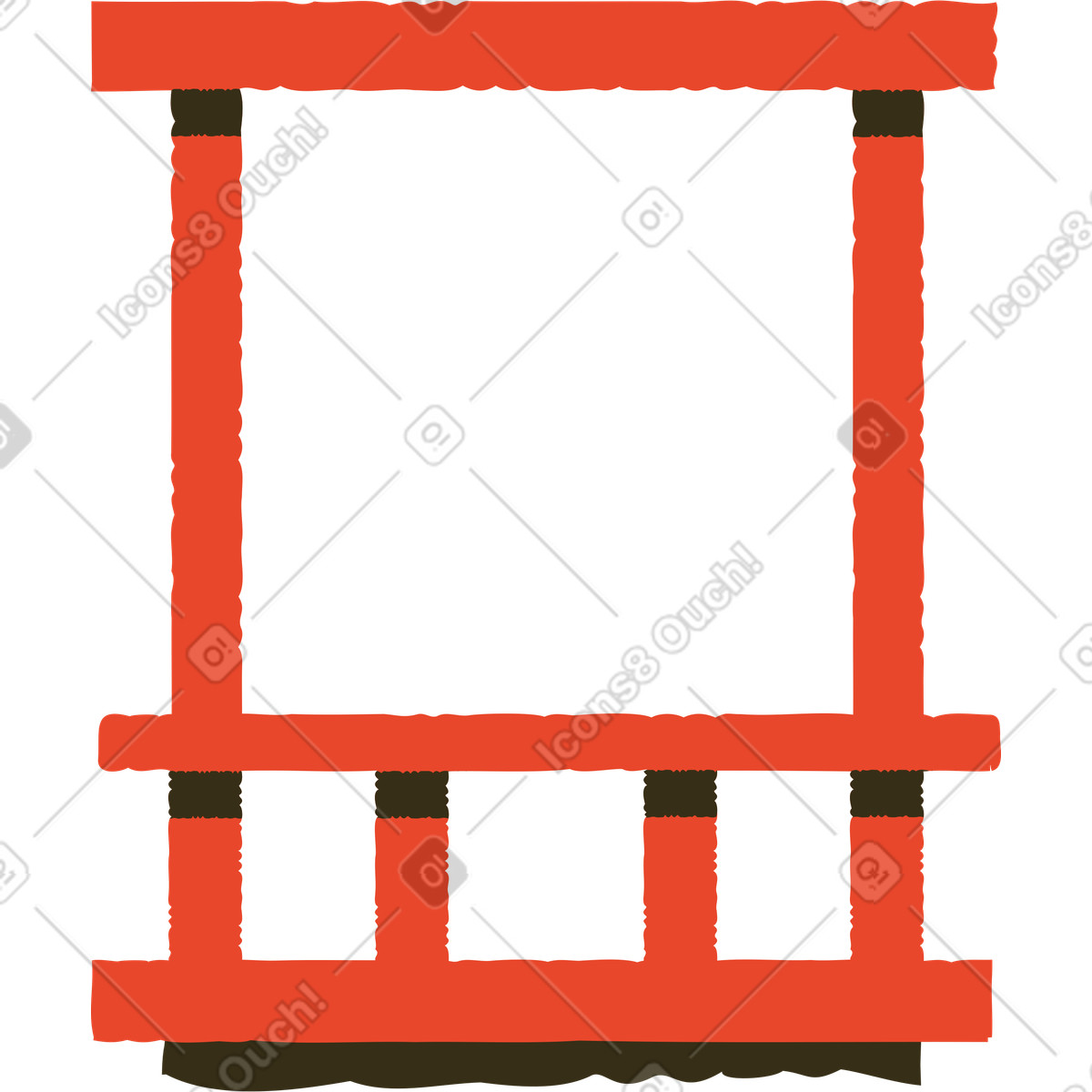 下载 Bermuda 风格的 阳台 插画，支持 PNG、SVG 格式