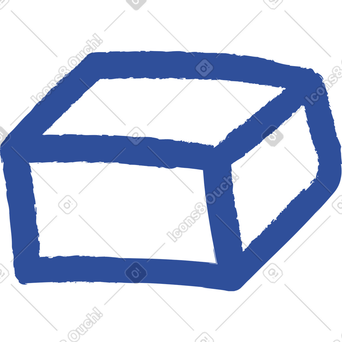 Ilustración Caja en estilo Lime a descargar en PNG y SVG