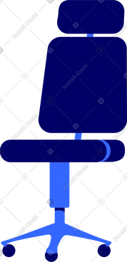Silla de ordenador sin reposabrazos PNG, SVG