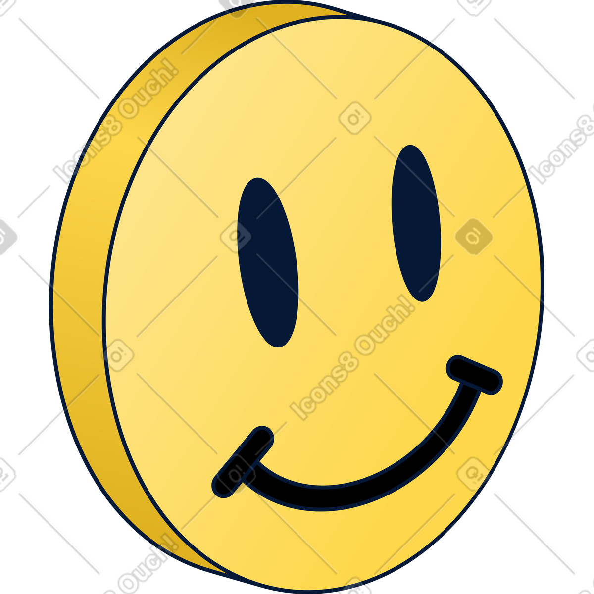 Ilustração de Risonho em no estilo Neat para baixar em PNG, SVG