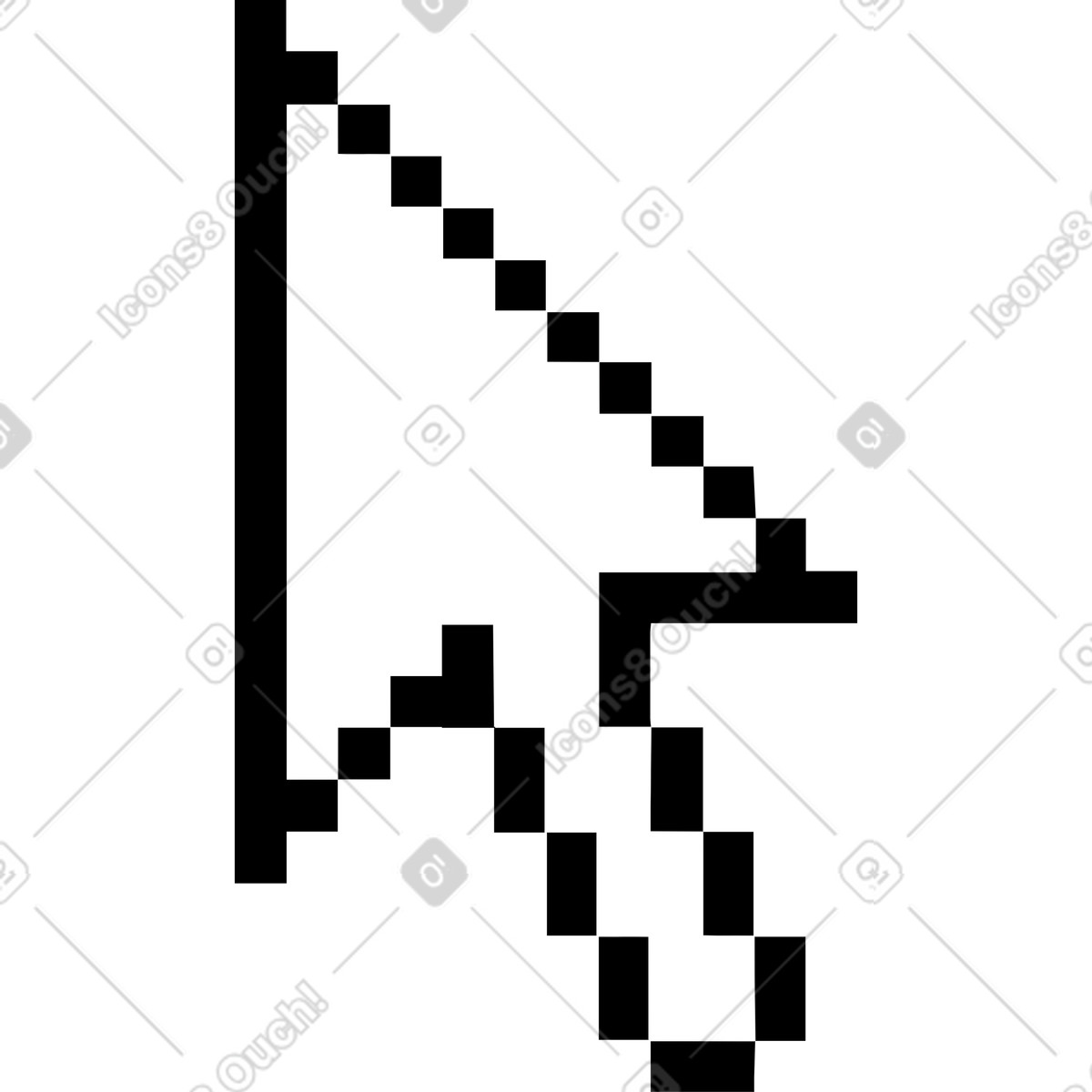 Ilustración Cursor en estilo Levels a descargar en PNG y SVG