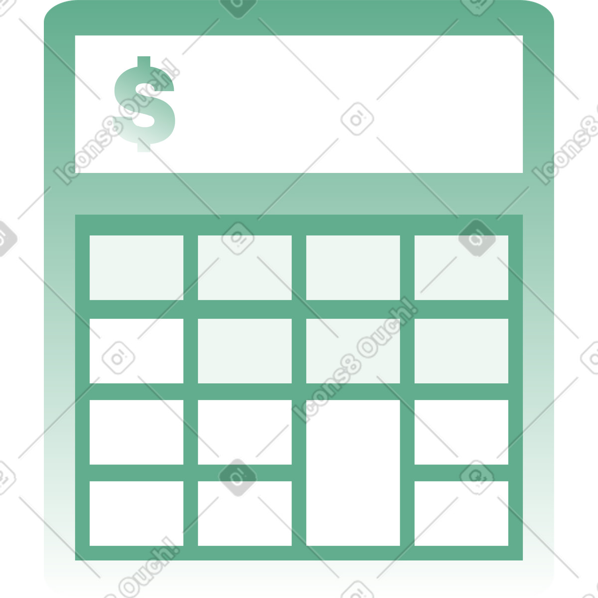 Taschenrechner-Illustration im Network-Stil als Download in PNG, SVG