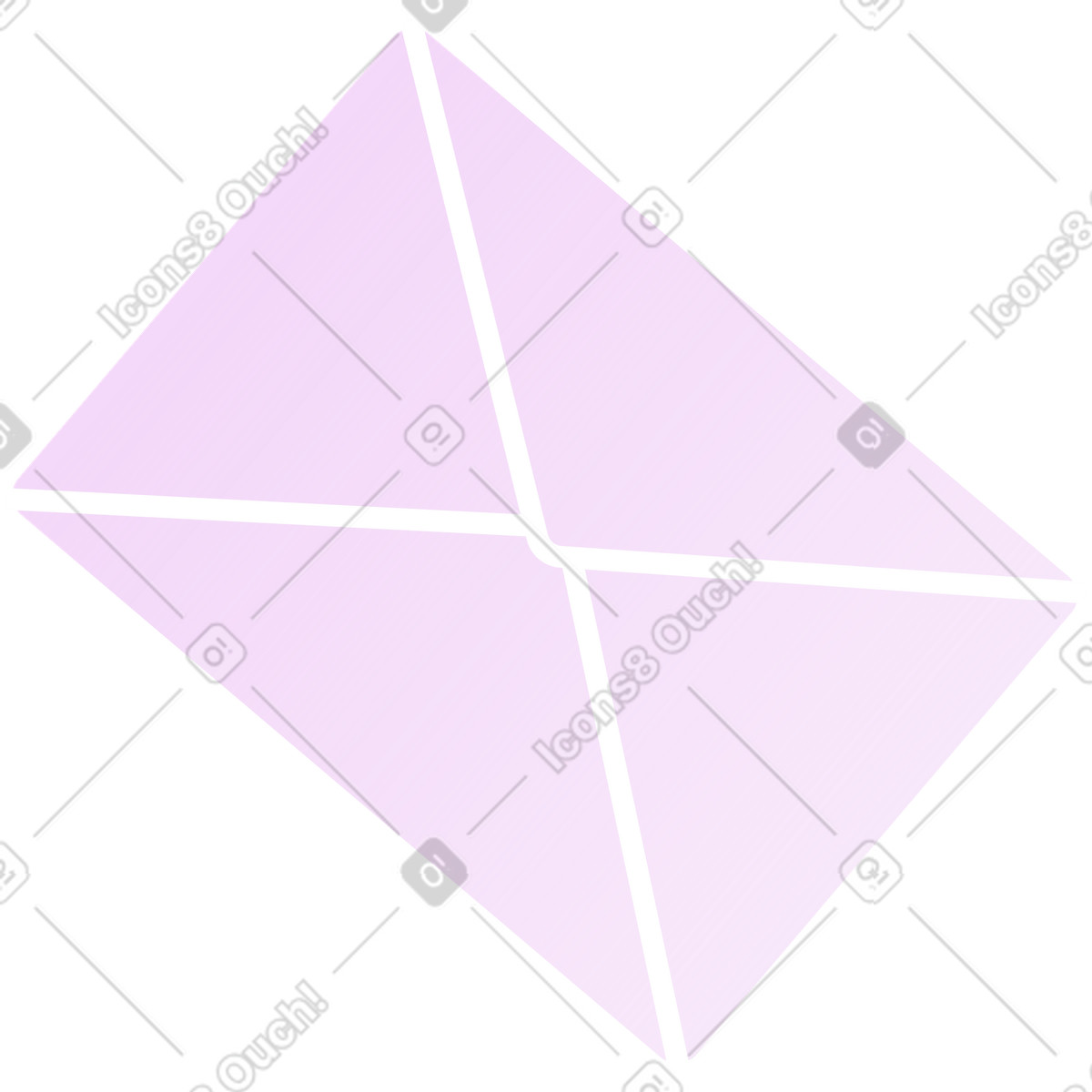 Ilustração de Mensagem rosa em no estilo Airy para baixar em PNG, SVG