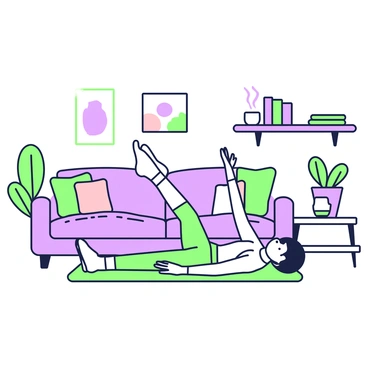 Side lying leg raise