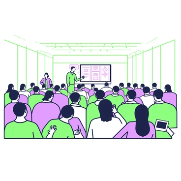 A law school auditorium filled with students seated in rows, all facing a lecturer. The students are engaged, some taking notes, while others are looking up at the lecturer. The lecturer stands at the front, next to a large whiteboard filled with diagrams and legal terms. The auditorium is spacious, with high ceilings and rows of bright lights overhead. A few students have laptops open on their desks, while others have textbooks and notebooks in front of them. The atmosphere conveys focus and concentration on the subject being taught.