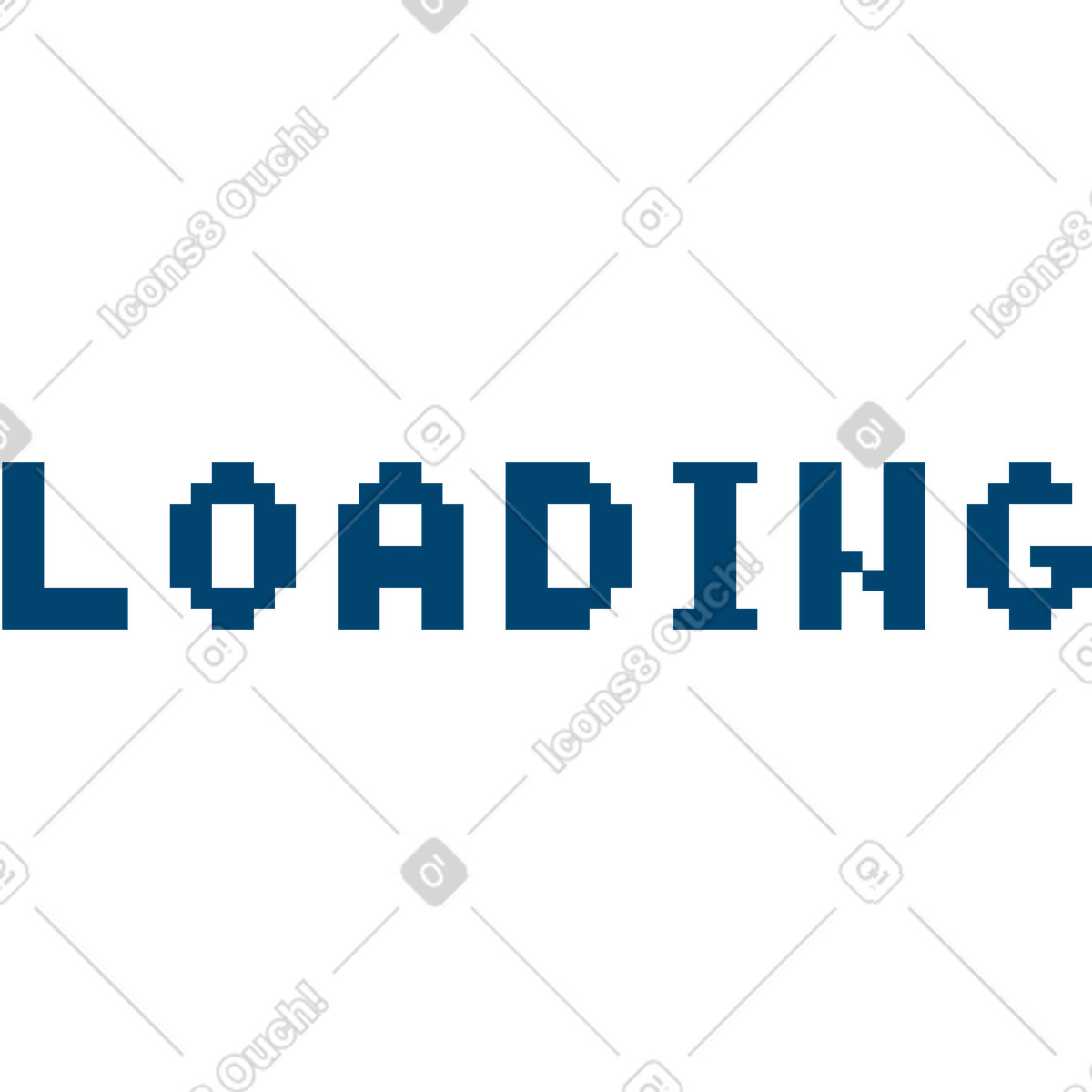 Loading word illustration in Colors style download in PNG, SVG