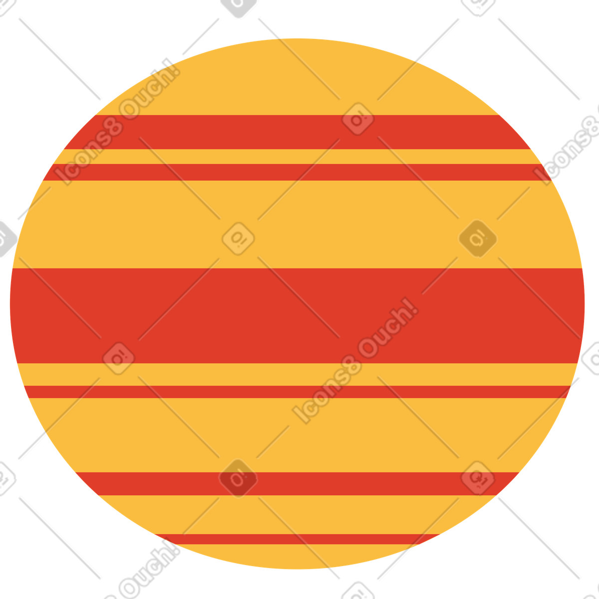 Planet illustration in Burgundy style download in PNG, SVG