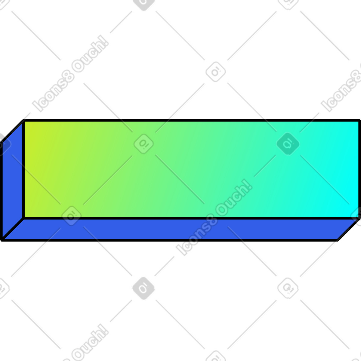 Ilustración Bloquear en estilo Memphis a descargar en PNG y SVG