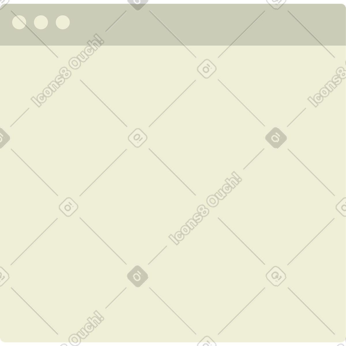 Browser window illustration in Cubes style download in PNG, SVG