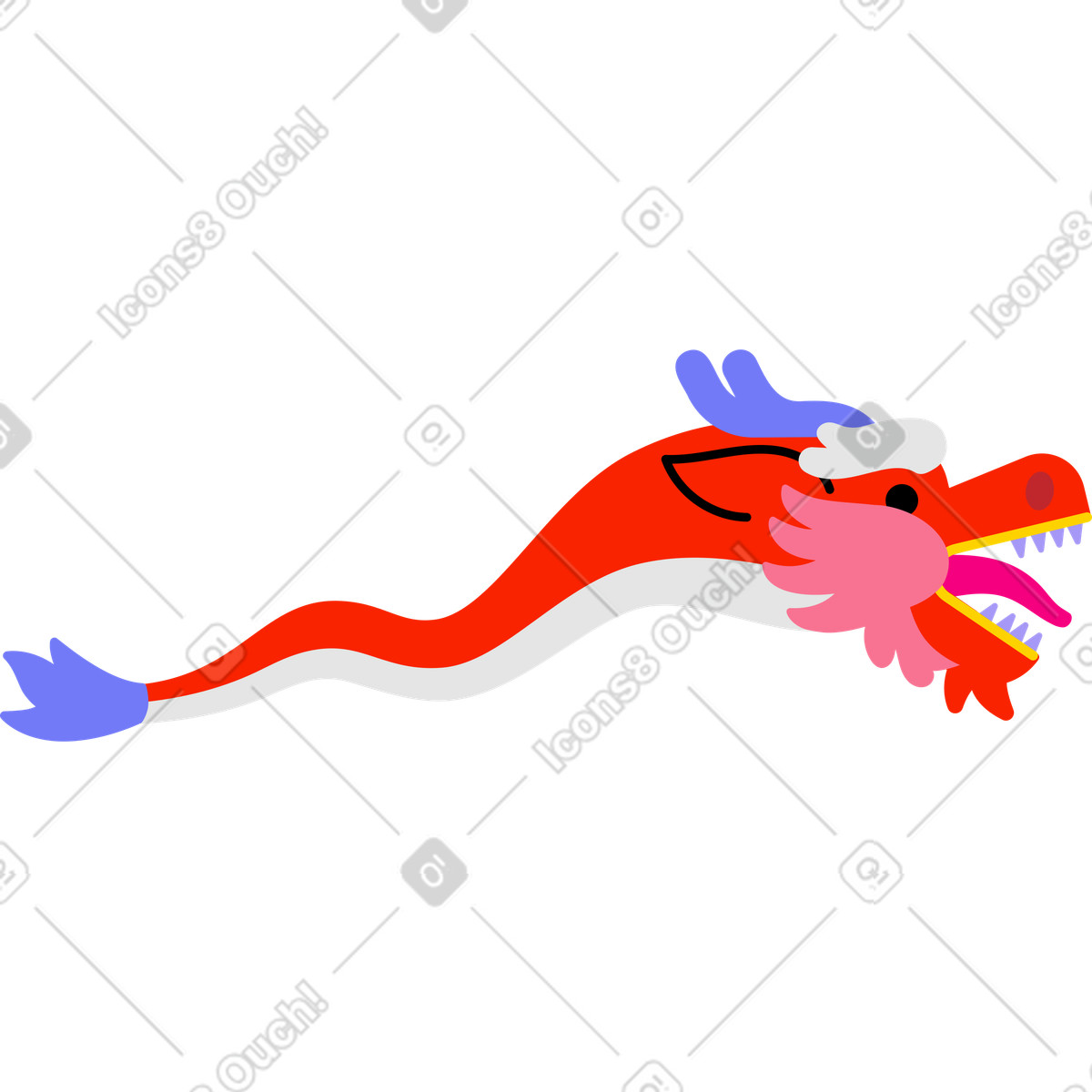 下载 Giggle 风格的 龙蛇月 插画，支持 PNG、SVG 格式